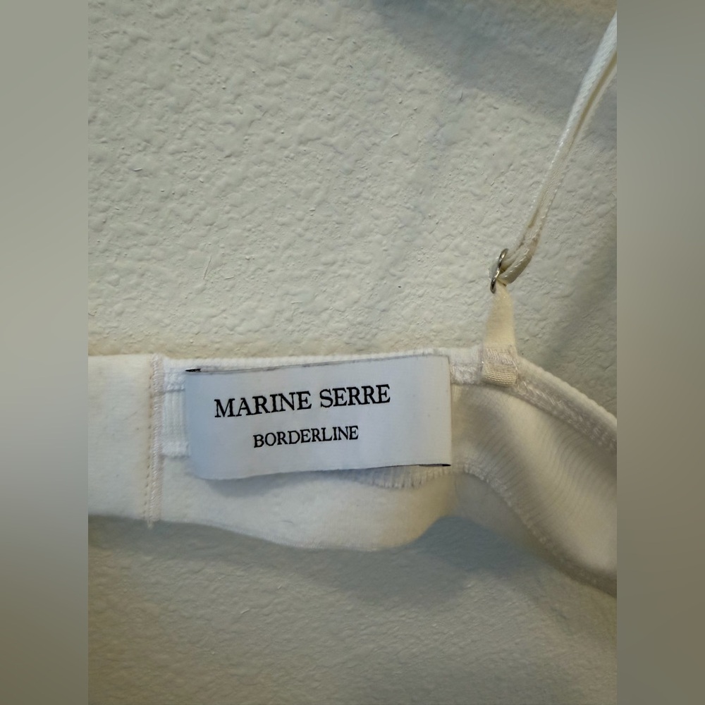 Marine Serre White Bralette - Picture 10 of 11